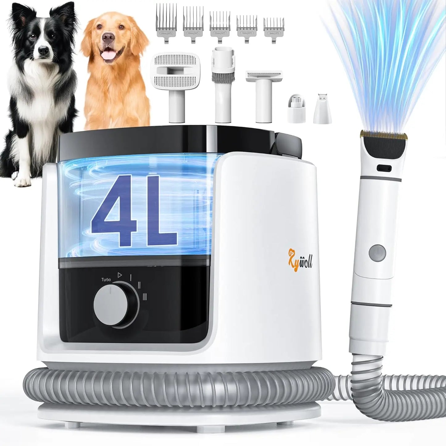 Groom at home with salon quality results using a cordless pet grooming vacuum designed for quiet operation, powerful suction, user friendly cleaning, and effortless upkeep between sessions.