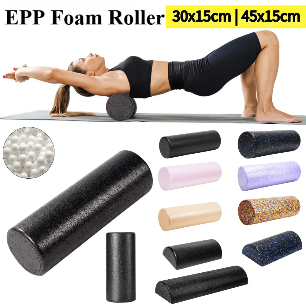 High-Density Foam Roller for Deep Tissue Massage and Recovery