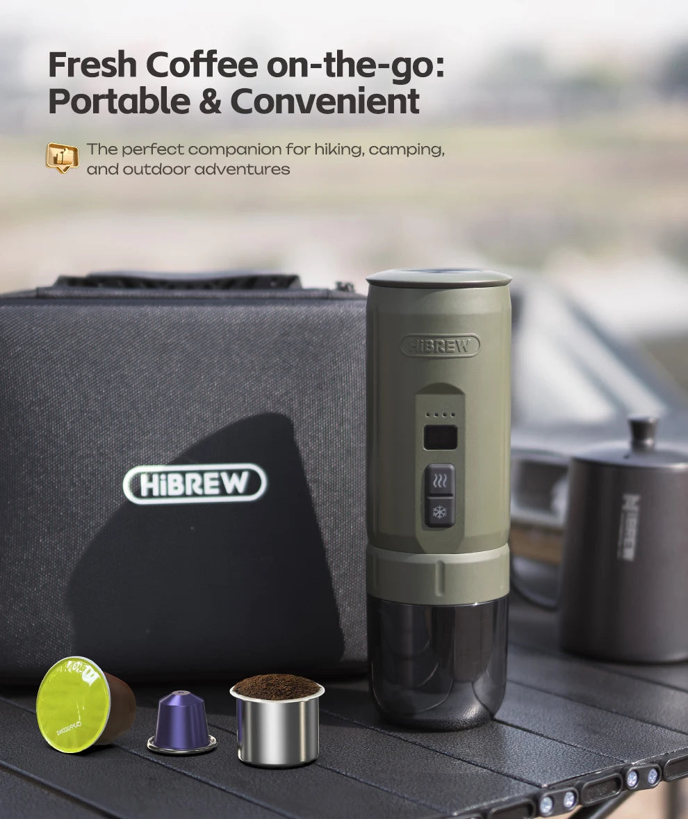 HiBREW H4C Portable Espresso Machine 3in1 Travel Coffee Maker 7500mAh Battery