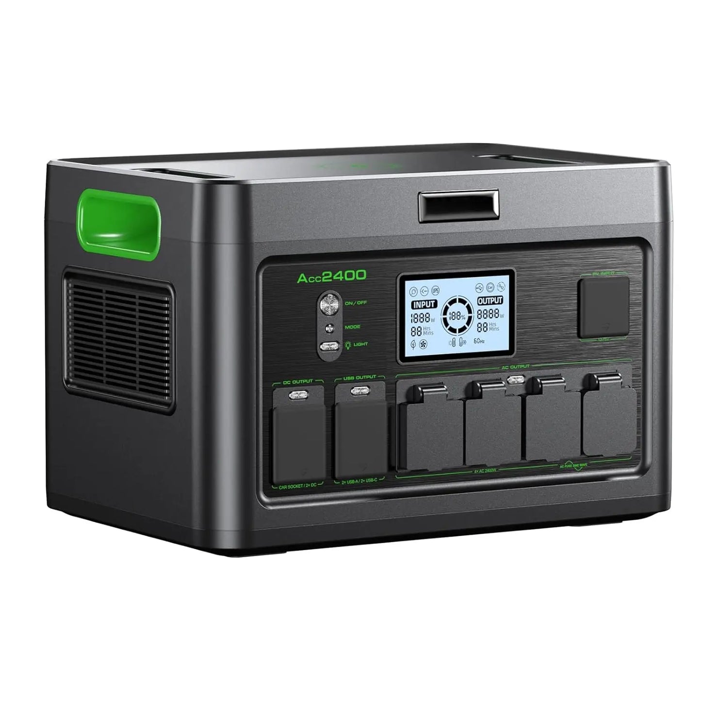 Portable Power Station 500W 519Wh Solar Generator USB C PD