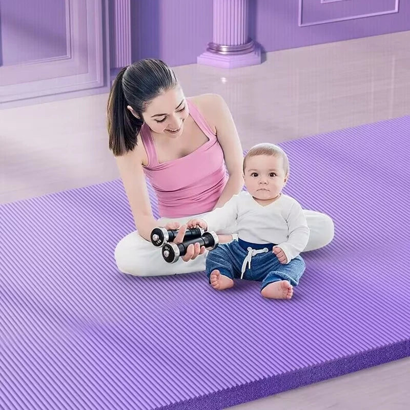 Non Slip Yoga Mat For Home Gym Travel Cushion Workouts