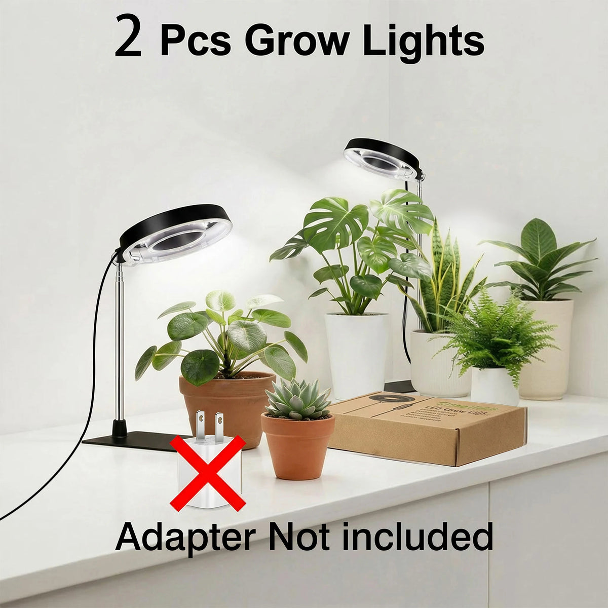 Smeileas Full Spectrum LED Plant Grow Light With Magnetic Flexible Head