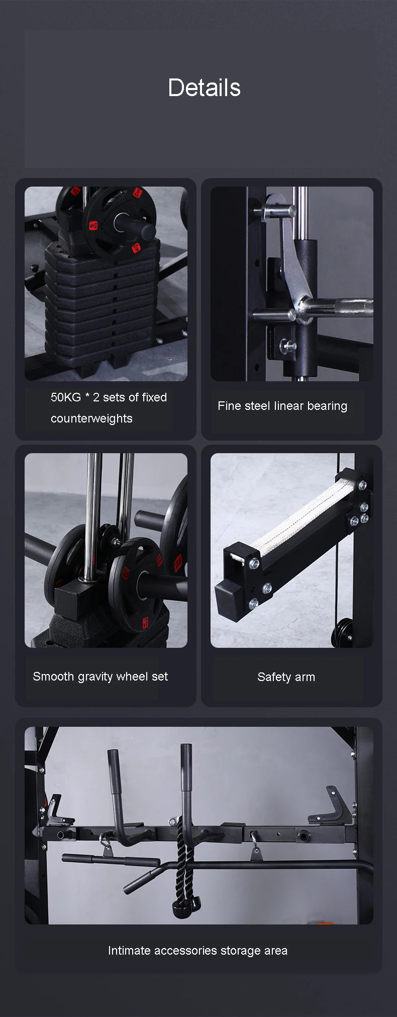 SRhxq Smith Gantry Multi Functional Strength Training System