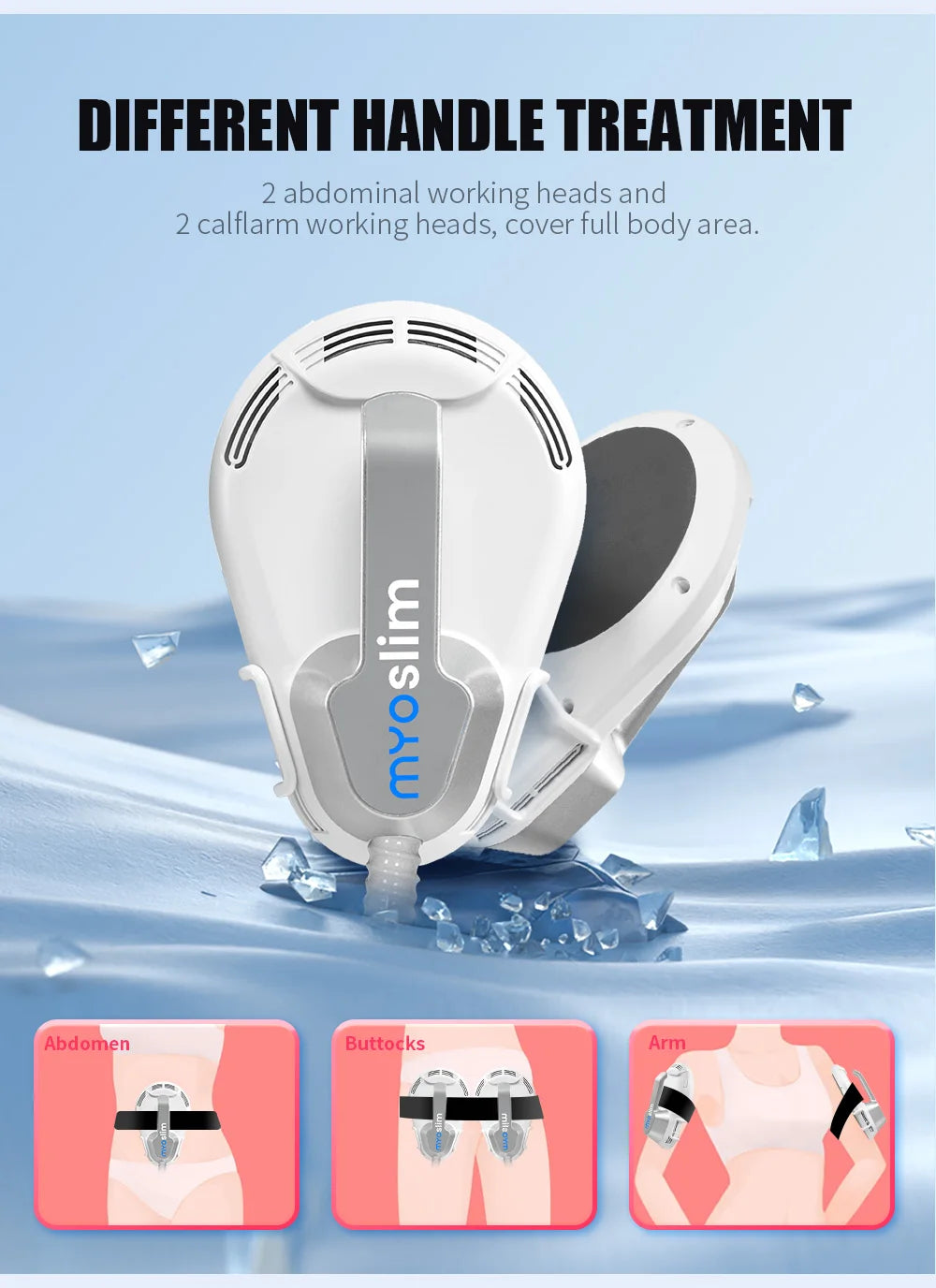 Myoslim Vacuum Inner Ball Roller Cellulite Massage Weight Loss Slimming