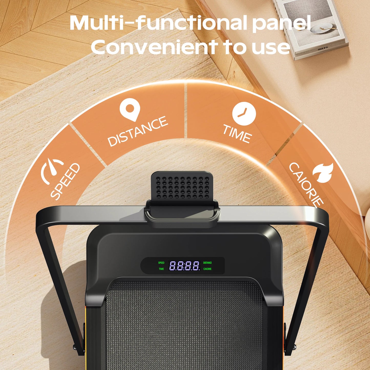 Airhot 4 In 1 Climbing Treadmill With Incline LED Display