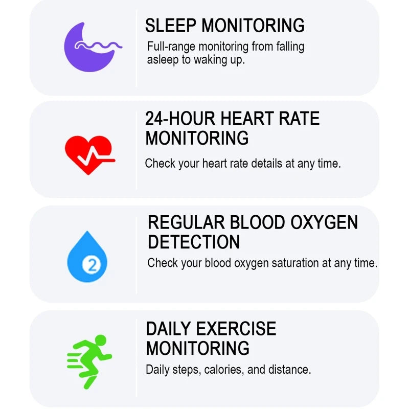 Smart Ring Bluetooth Call Heart Rate Blood Pressure Waterproof Monitor