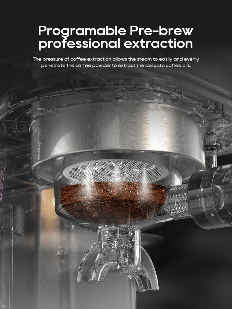 HiBREW 20 Bar Semi Automatic Espresso Machine With Portafilter
