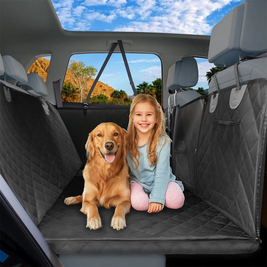 BINGOPAW Waterproof Dog Car Seat Cover Hammock Scratch Proof Back Seat Travel