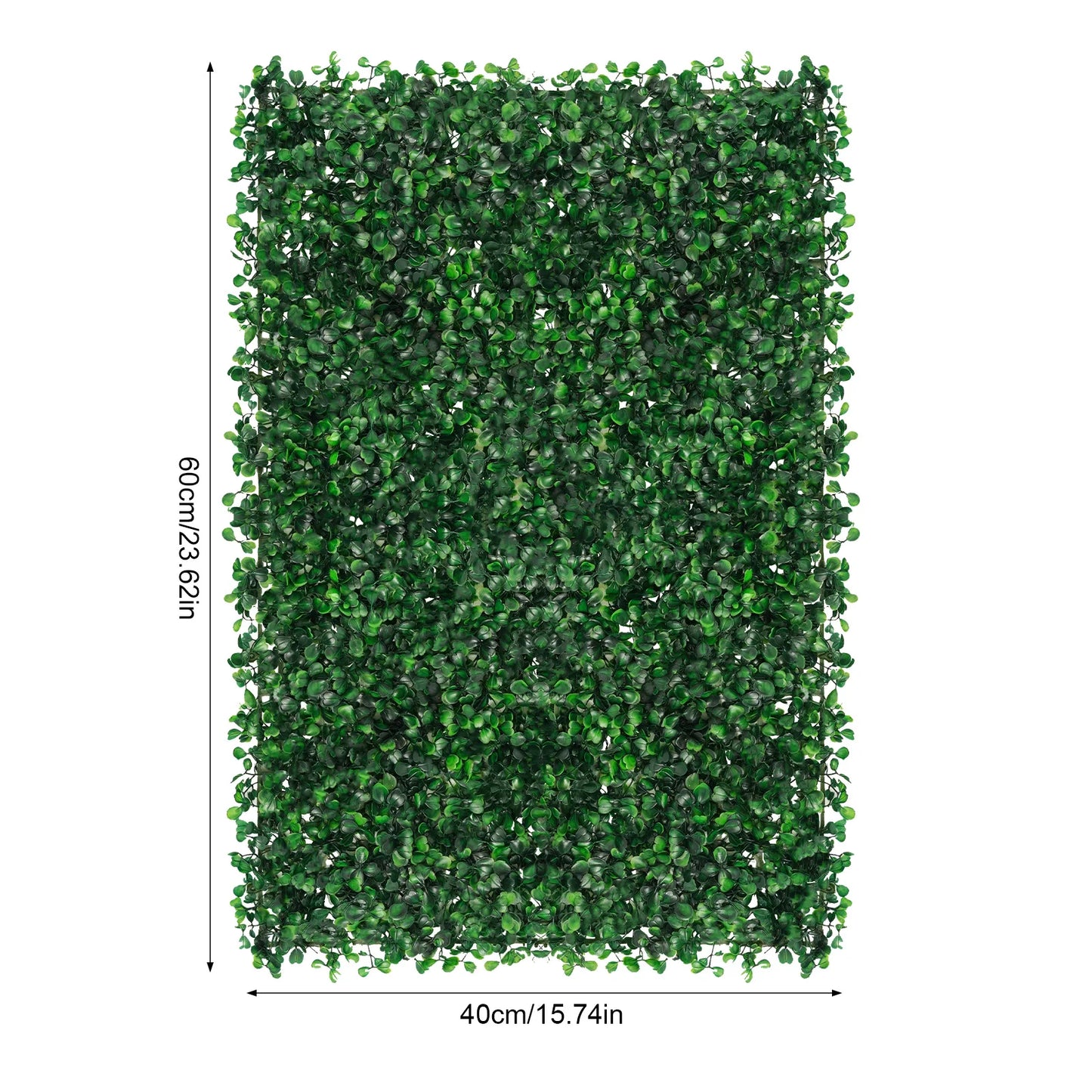 Create a lush, evergreen backdrop in minutes with this versatile 12-piece artificial grass mat panel set.