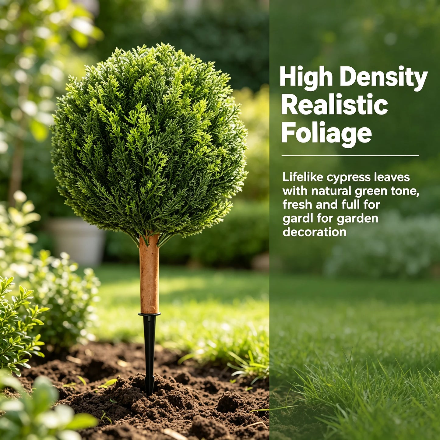 Artificial Cypress Trees With Spikes For Indoor Outdoor Home Decor
