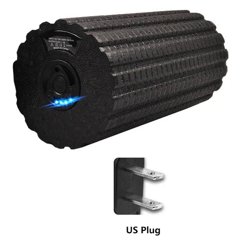IQTEMOT Electric Yoga Column Roller With Vibration Massage 5 Speeds