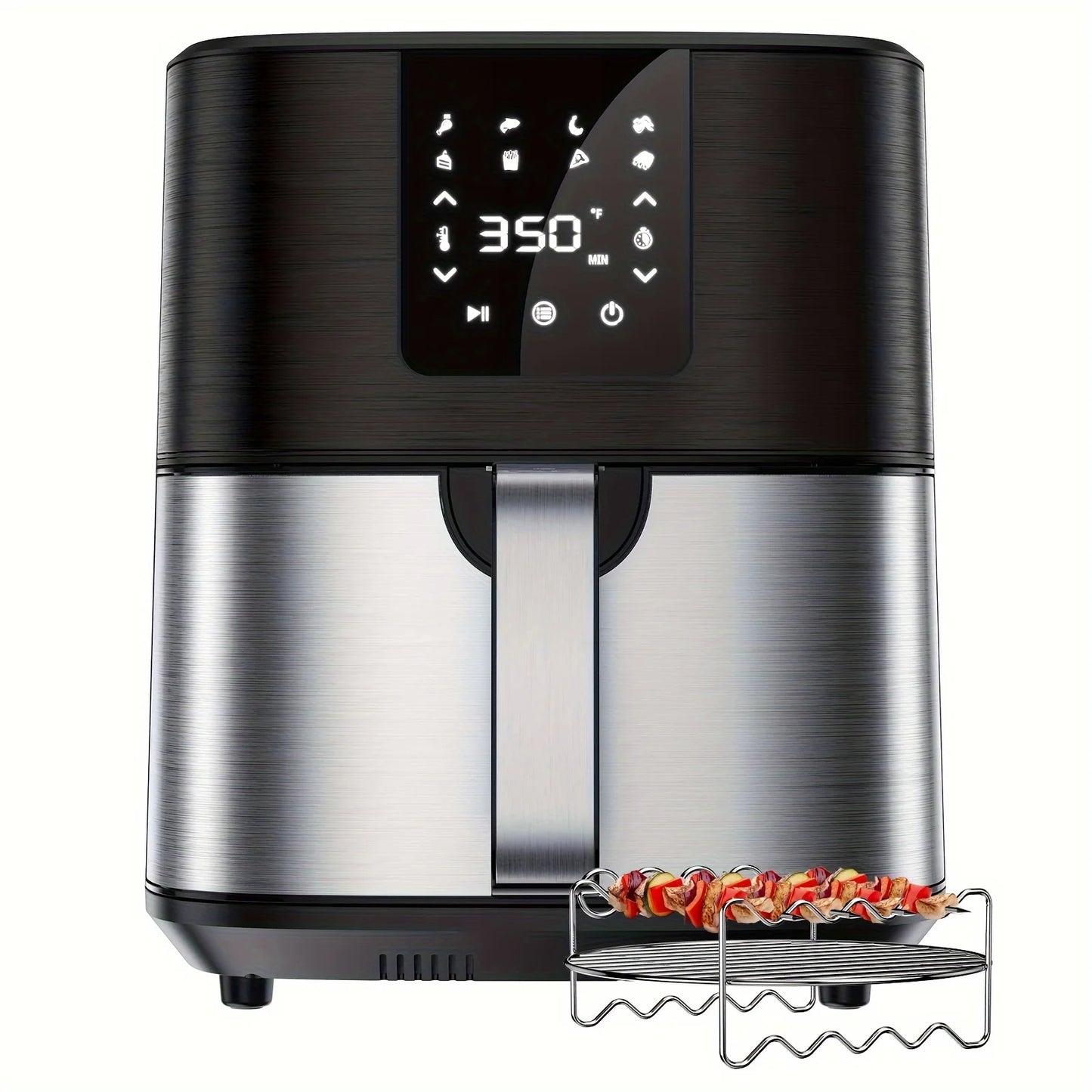 KitCook AF7502 1500W Air Fryer With Digital Touch Screen And 8 Presets