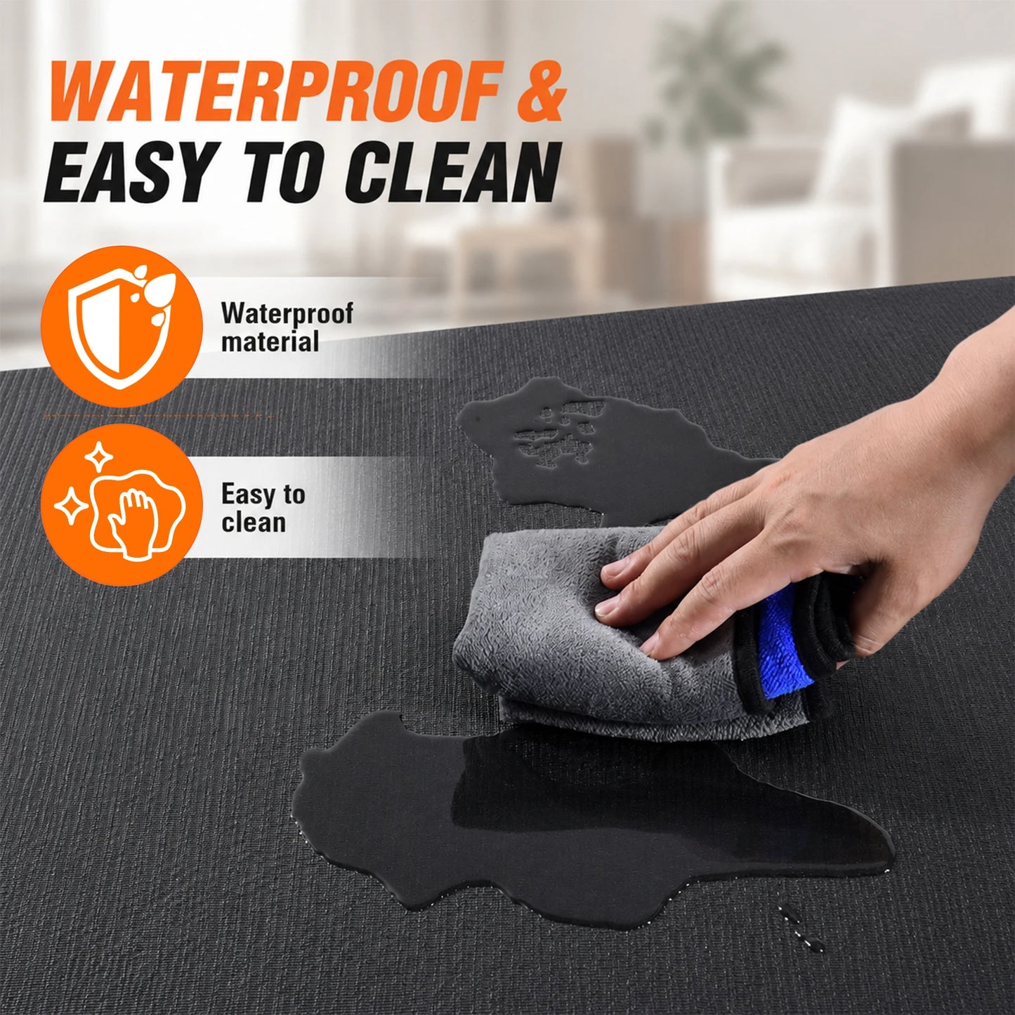 Non Slip PVC Yoga Mat For Home Gym Workouts Fitness