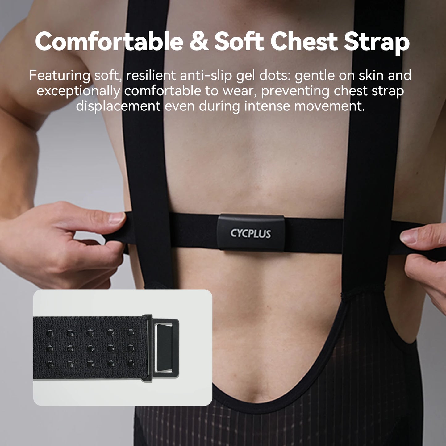 CYCPLUS H2 Heart Rate Monitor Chest Strap BLE ANT Plus
