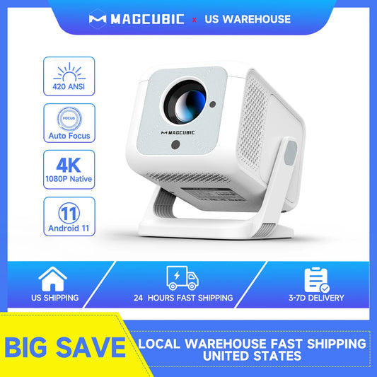 Magcubic HY310X Portable 4K Projector With WiFi Auto Focus