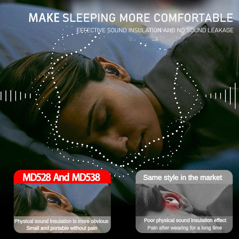 SK Ultra Thin Sleep Headphones Wireless Bluetooth Earbuds Waterproof