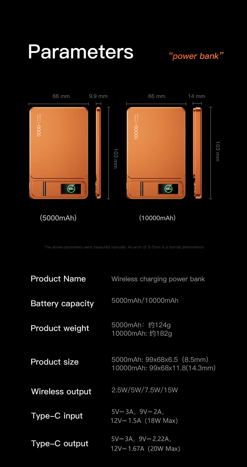 MagSafe Wireless Power Bank 20W Fast Charger With Digital Display