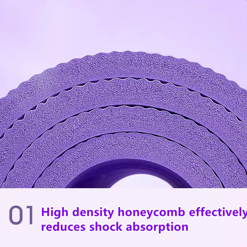 Non Slip Yoga Mat For Home Gym Travel Cushion Workouts