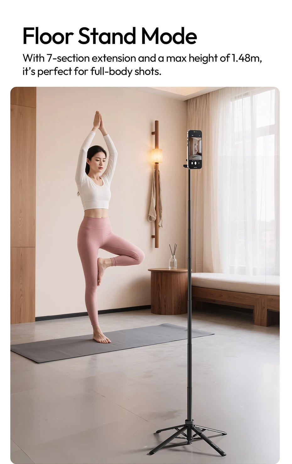 Ulanzi MT85 Automatic Phone Tripod With MagSafe Dual 10m Wireless