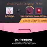 SucceBuy Electric Cotton Candy Machine Commercial Floss Maker Stainless Steel