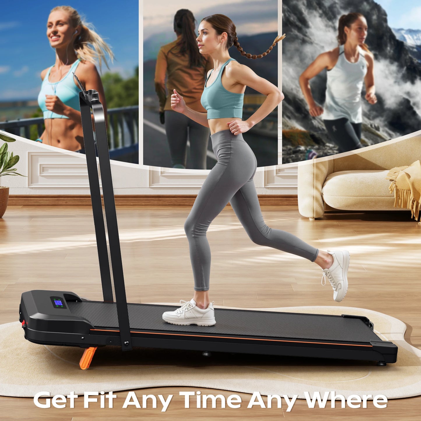 Airhot 4 In 1 Climbing Treadmill With Incline LED Display
