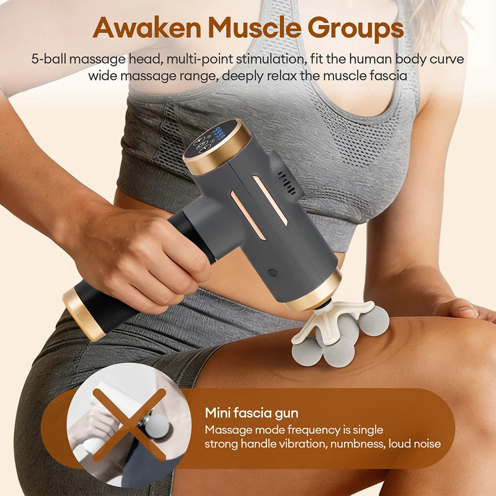 Foreverlily 11 In 1 Electric Massage Gun Professional Vibration Massager