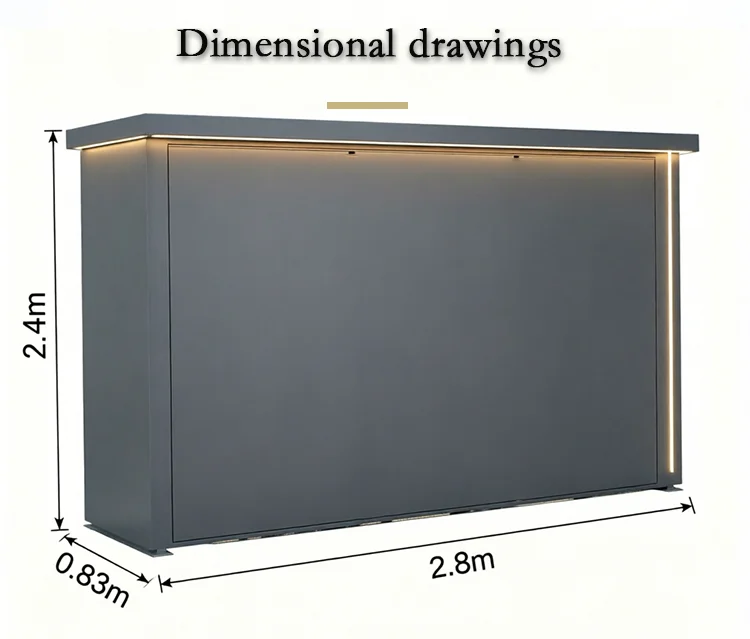 Outdoor Kitchen Cabinet 304 Stainless Steel Fully Equipped
