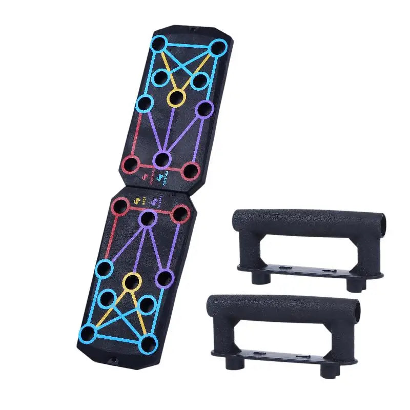 Multifunctional Push Up Board With 20 Holes For Home Gym