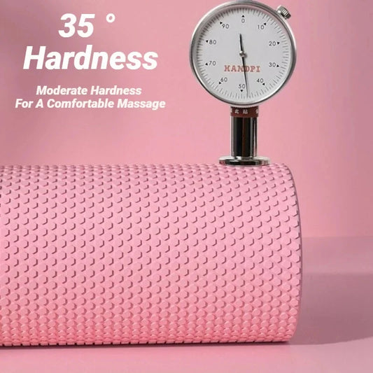 Hexagonal EVA Foam Yoga Roller With 3D Massage Nodes