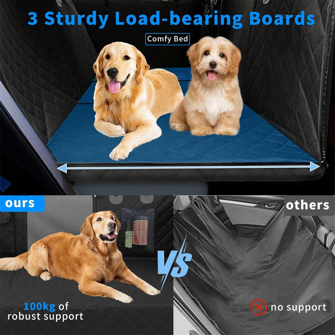 BINGOPAW Waterproof Dog Car Seat Cover Hammock Scratch Proof Back Seat Travel