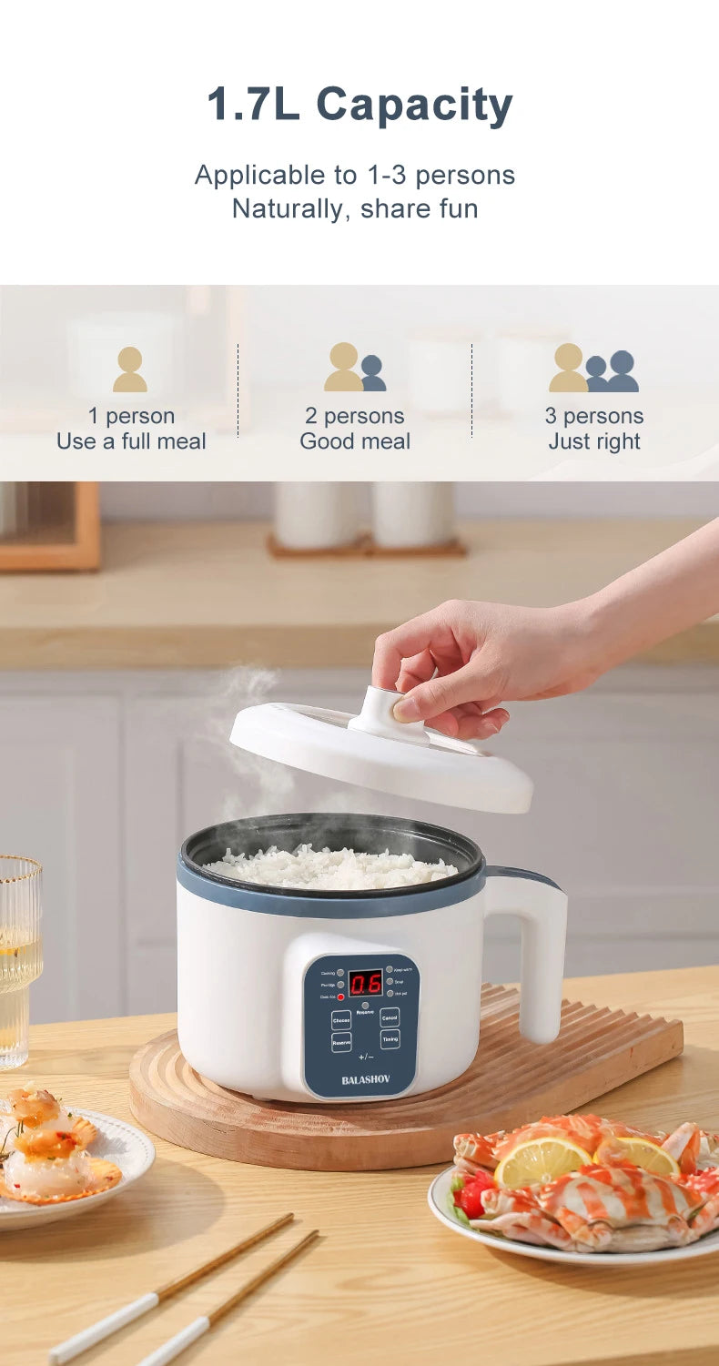 BALASHOV Electric Rice Cooker Nonstick Mechanical MultiCooker