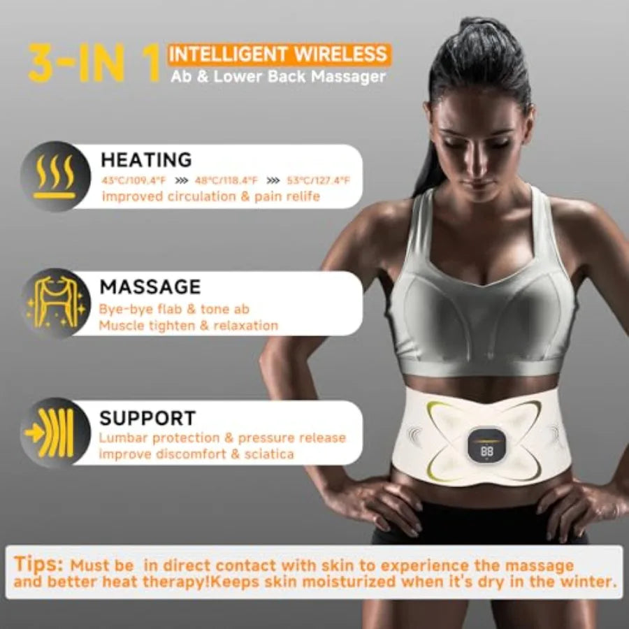 Turn your home workouts into a targeted core experience with the Abs Sculptor Belt that combines gentle heat with steady support for daily results.
