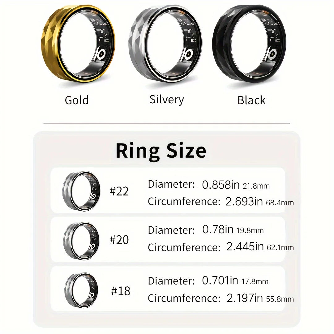 Smart Ring Activity Tracker For Mobile Phone Sports Monitoring
