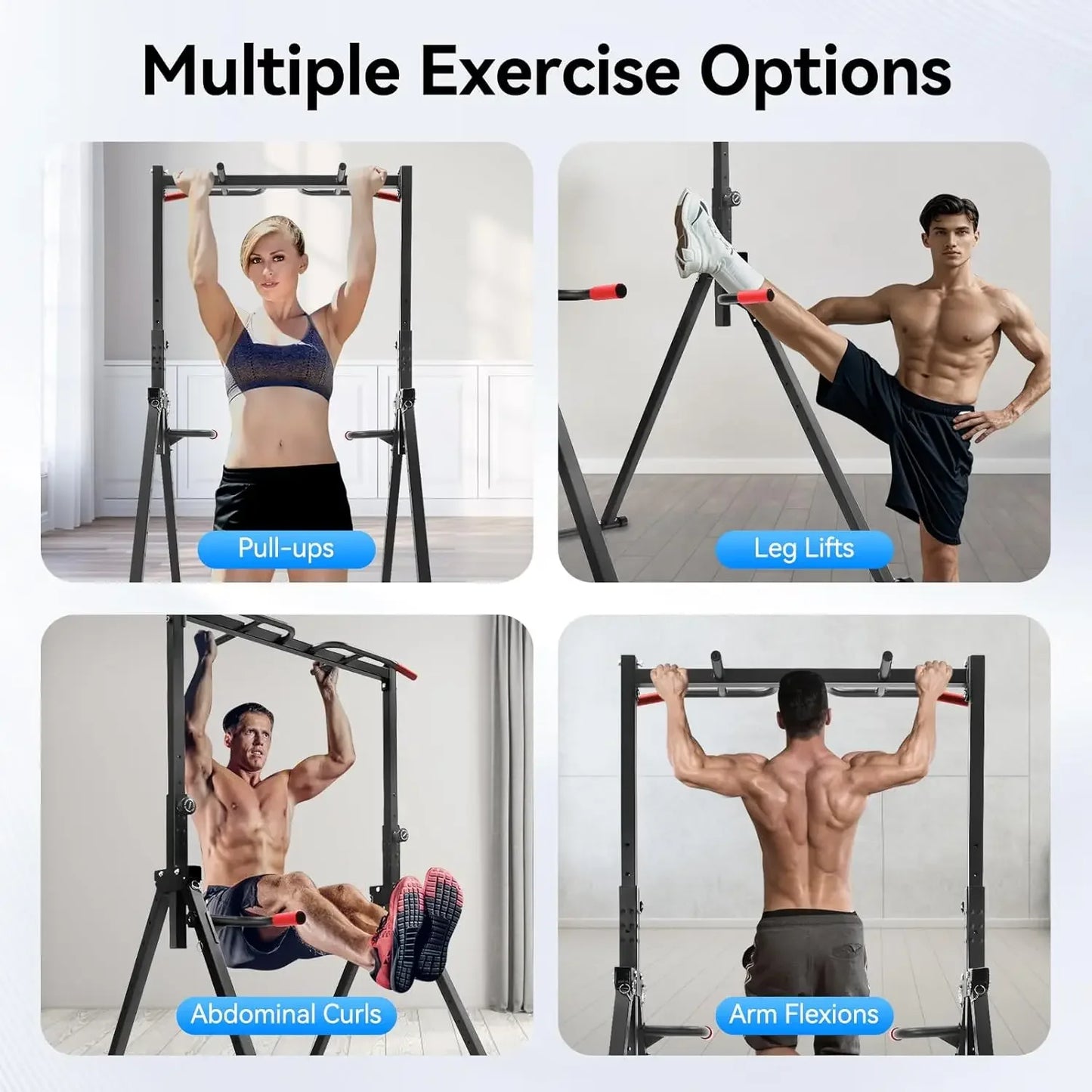 Pull Up Bar Dip Bar Power Tower Home Gym Equipment
