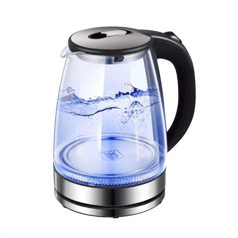 Diamri Electric Glass Kettle Cordless Led Indicator Auto Shut-Off
