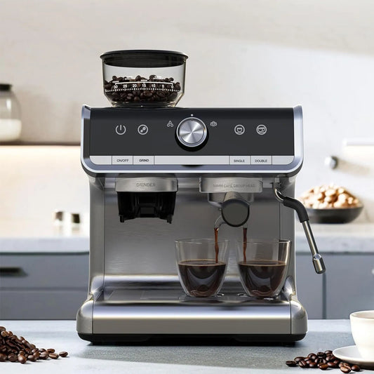 Acekool 20 Bar Espresso Machine With Grinder 1450W