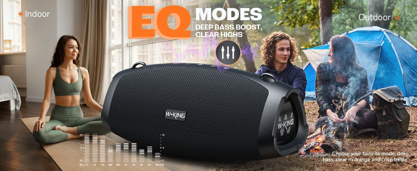 W-King X10 120W Bluetooth Speaker Portable Waterproof Outdoor Party