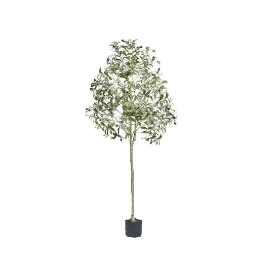 SucceBuy Artificial Olive Tree Faux Plant Low Maintenance With AntiTip
