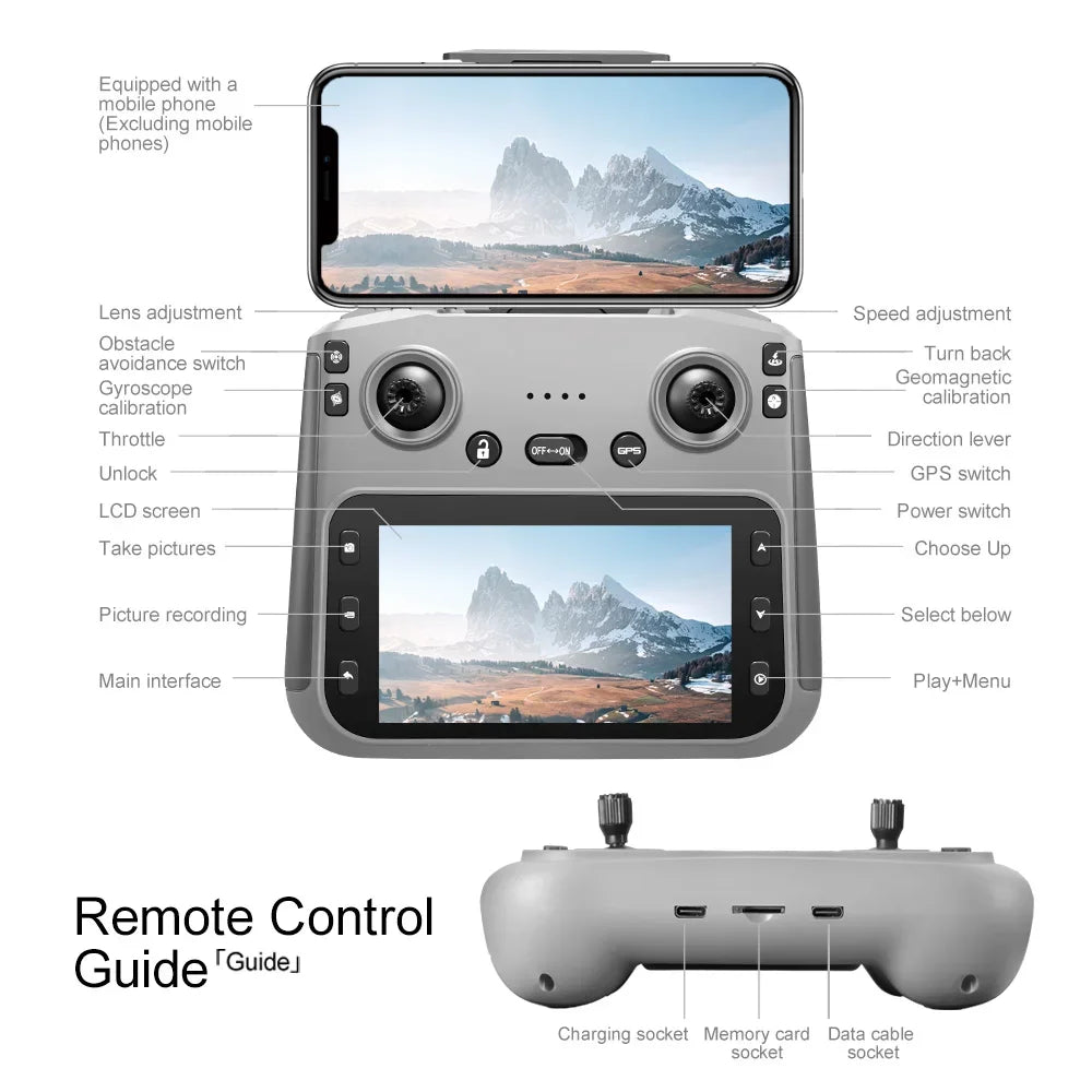 Lenovo 8K GPS Drone With Obstacle Avoidance And FPV Camera