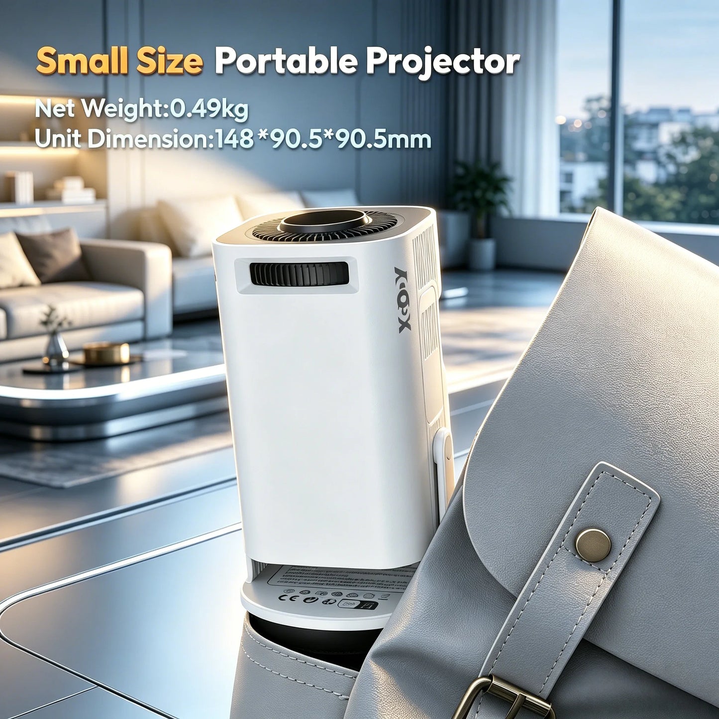 XGODY 4K LED Projector 12000 Lumens Wireless Home Theater Entertainment