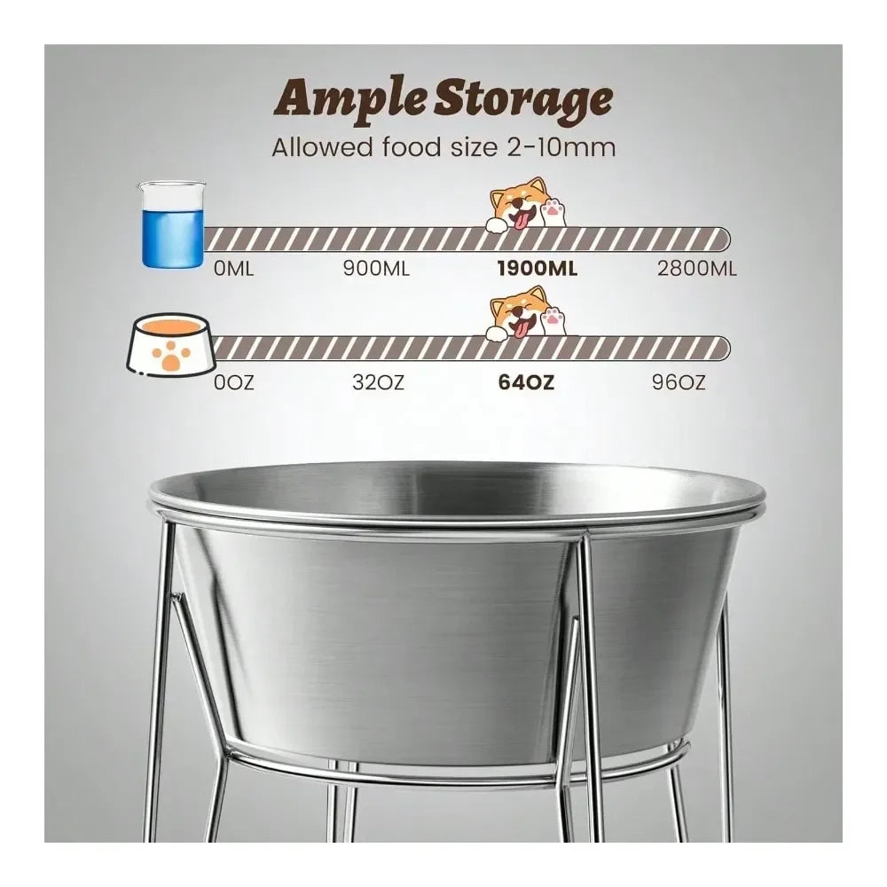 Elevate mealtime with a stylish raised feeder that keeps your dog comfortable and supports easier digestion.