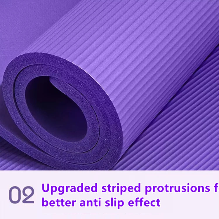 Non Slip Yoga Mat For Home Gym Travel Cushion Workouts
