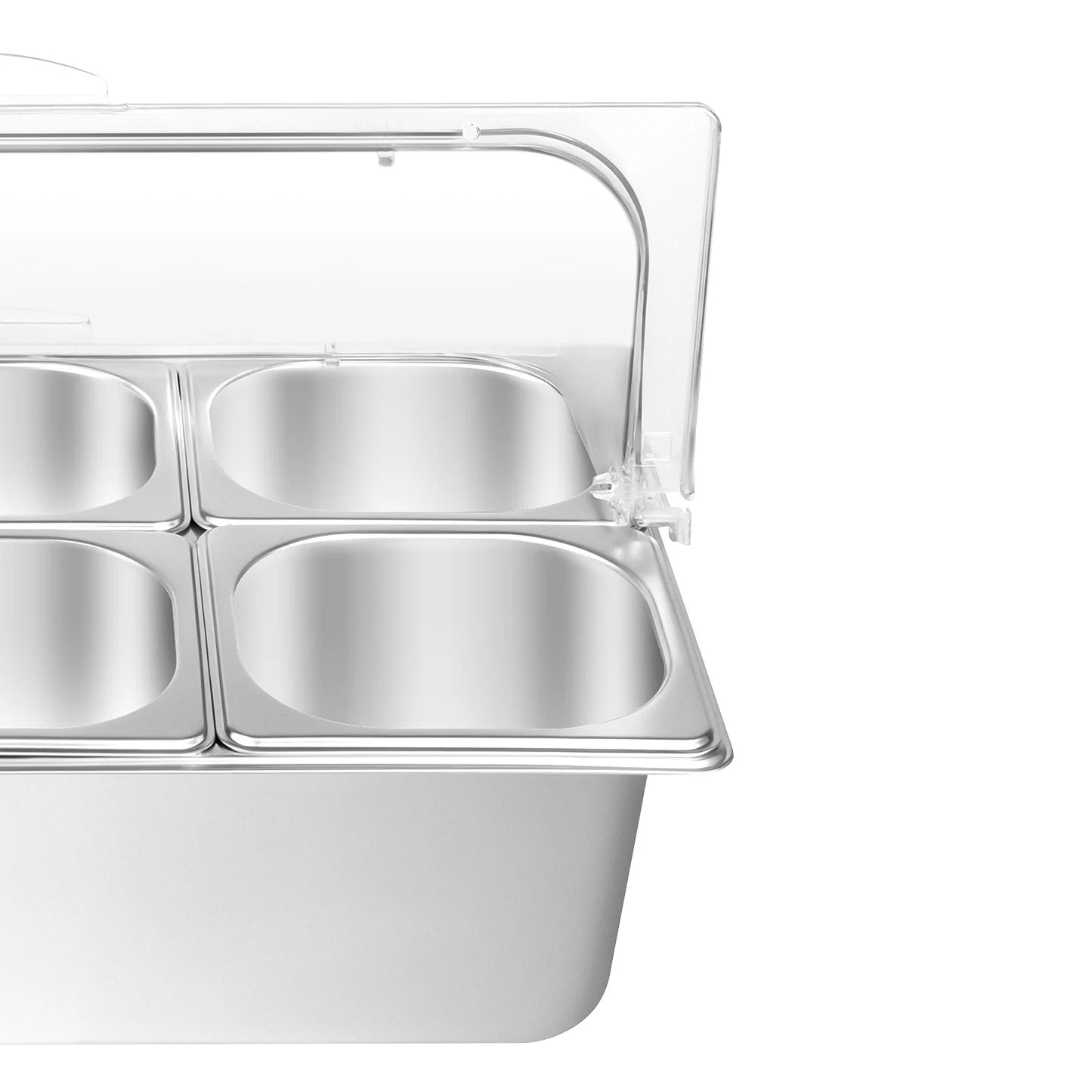 Bymaocar Countertop Condiment Dispenser Buffet Tray For Salad Dressings