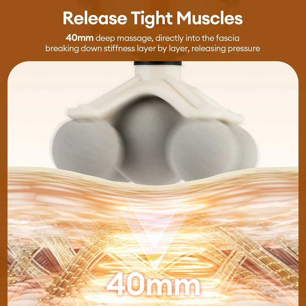 Foreverlily 11 In 1 Electric Massage Gun Professional Vibration Massager