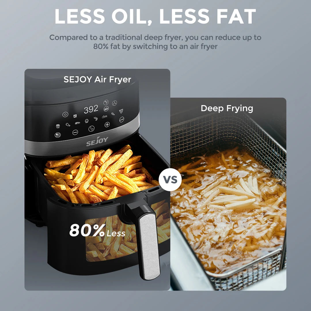 SEJOY 8 In 1 Air Fryer Oven Oilless Cooker Roasting