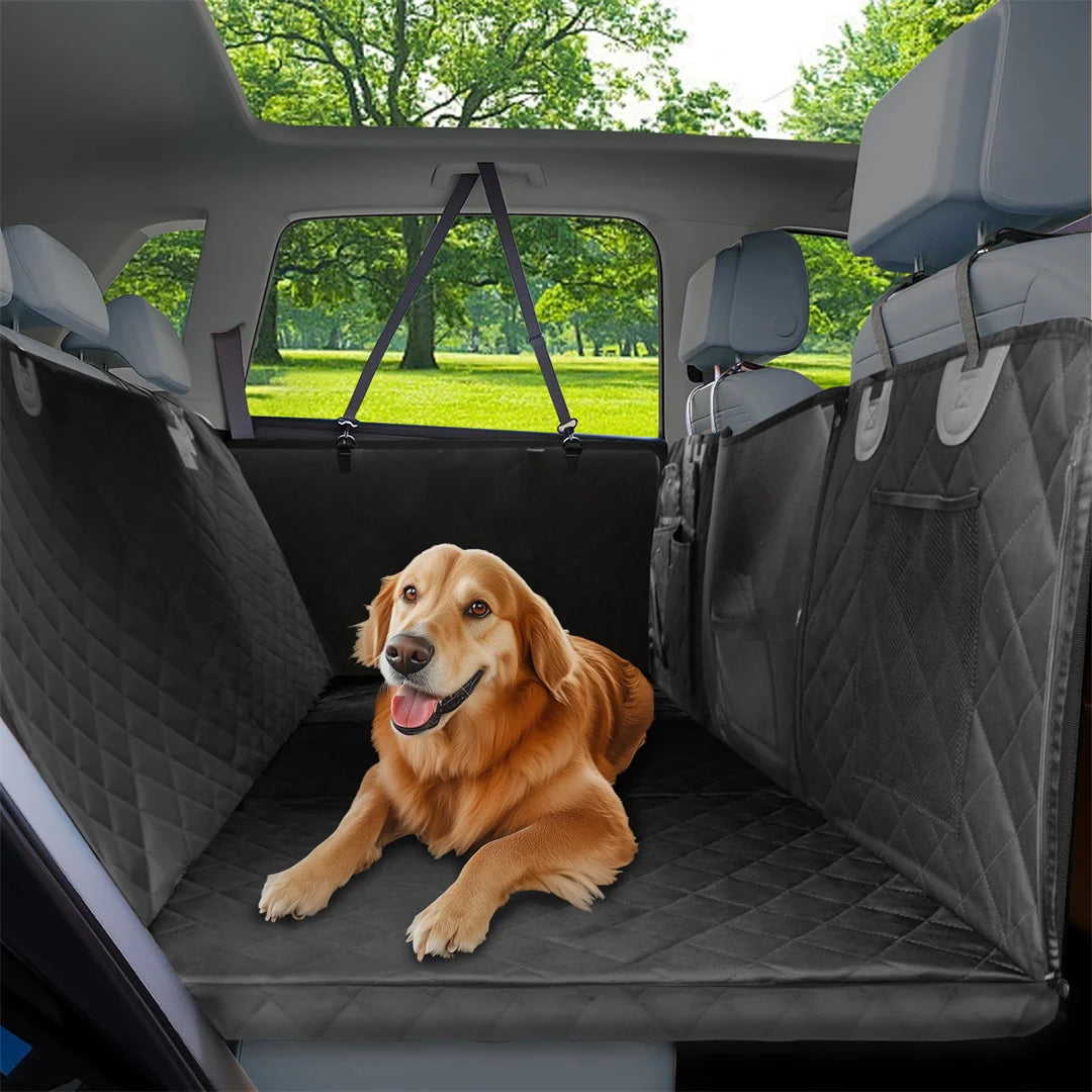 BINGOPAW Waterproof Dog Car Seat Cover Hammock Scratch Proof Back Seat Travel