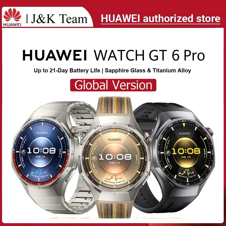 Huawei Watch GT 6 Pro Smartwatch 21 Day Battery
