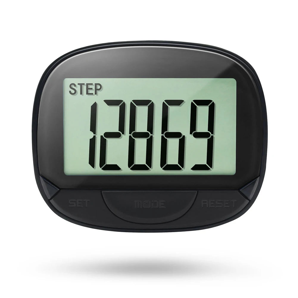 Clip-On Electronic Pedometer Large Screen Step Tracker