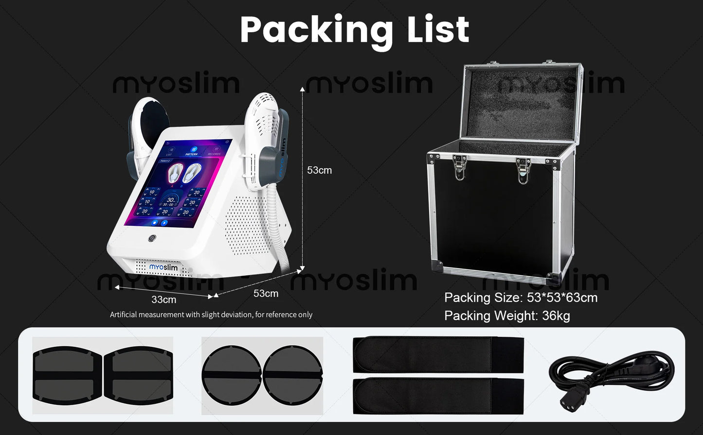 Myoslim 6500W EMS Neo RF Body Sculpting System Device