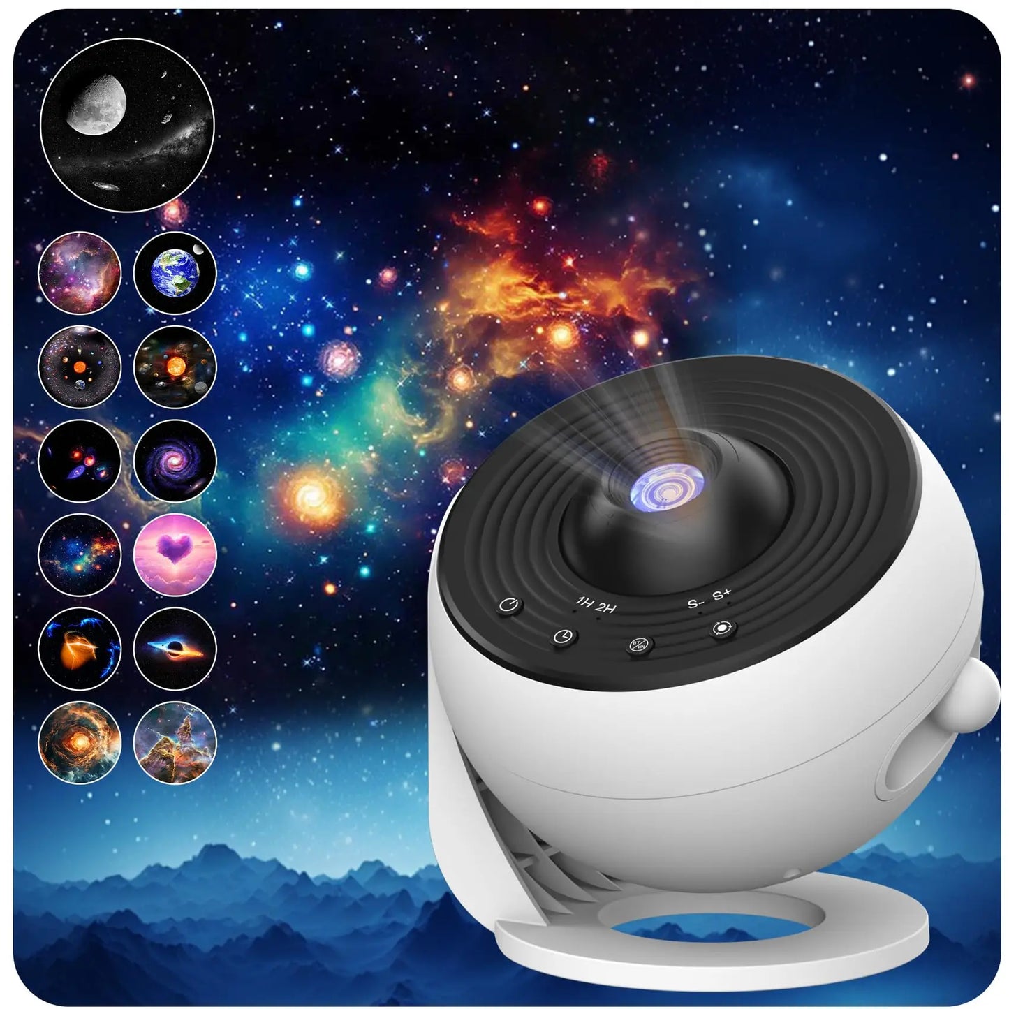 AUSYLE Galaxy Star Projector For Kids And Adults Night Sky